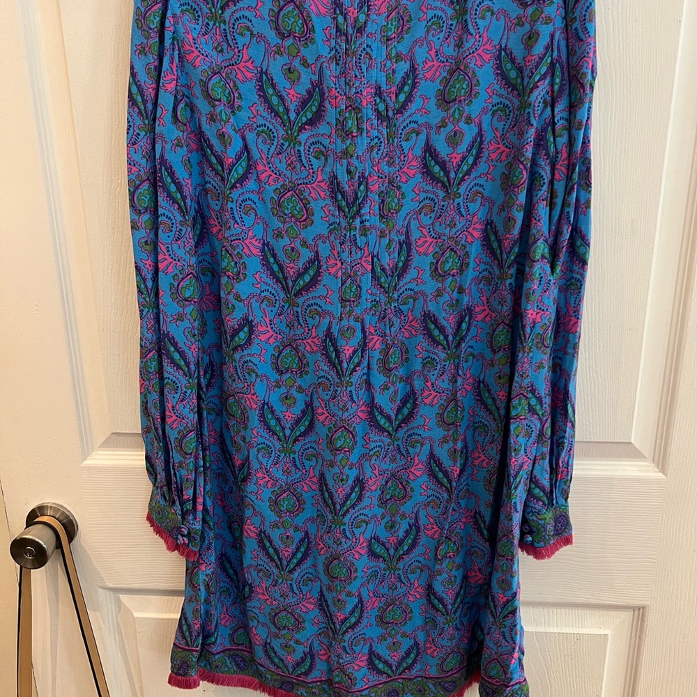 Southern Tide Brilliant Blue Paisley Dress sz S - Picture 7 of 7